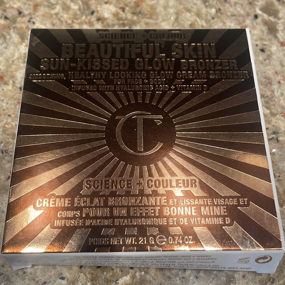 NEW Charlotte Tilbury Beautiful Skin Sun-Kissed Glow Cream Bronzer